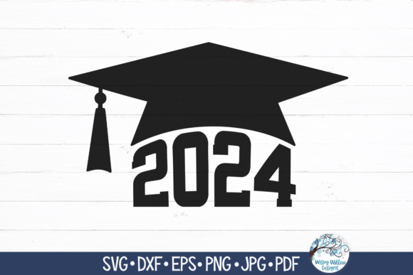 2024 Graduation Cap SVG: Graphics for Crafts