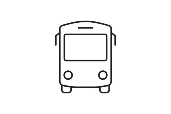 Bus Outline Icon: A Designer’s Review for City Transport Embroidery
