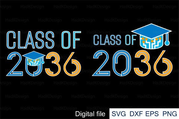 Class of 2036 Pre-K Graphics & Illustrations