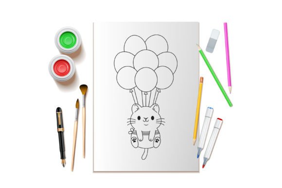 Cute Kitten Graphics: Coloring Pages Amp Review