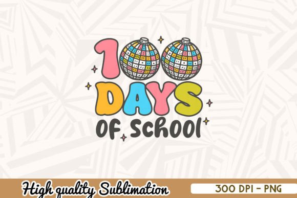 Disco Ball 100 Days Graphics for Crafts