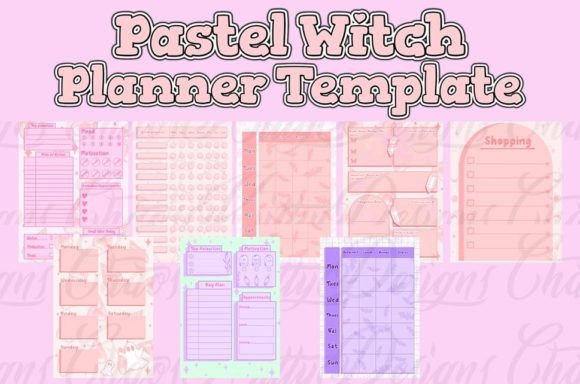 Pastel Witch Planner Template: A Designer’s Review