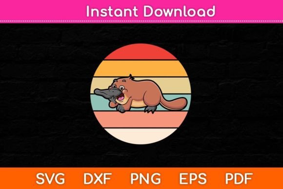 Reviewing the Sweet Platypus Vintage Retro Svg Design