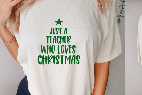 Reviewing the Teacher Christmas Cut File for Cricut