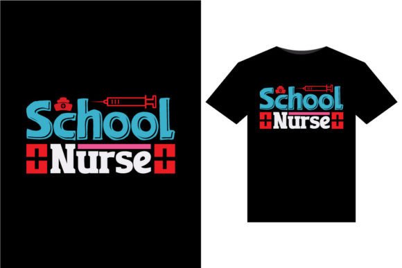 School Nurse Graphics for T-Shirt Designs
