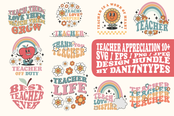 Teacher Appreciation Graphics for Crafts